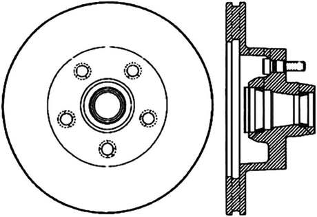Disque de frein sport fendu et percé StopTech