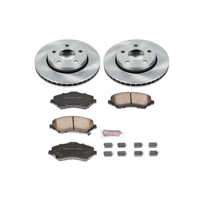 Power Stop 07-17 Jeep Wrangler Front Autospecialty Brake Kit