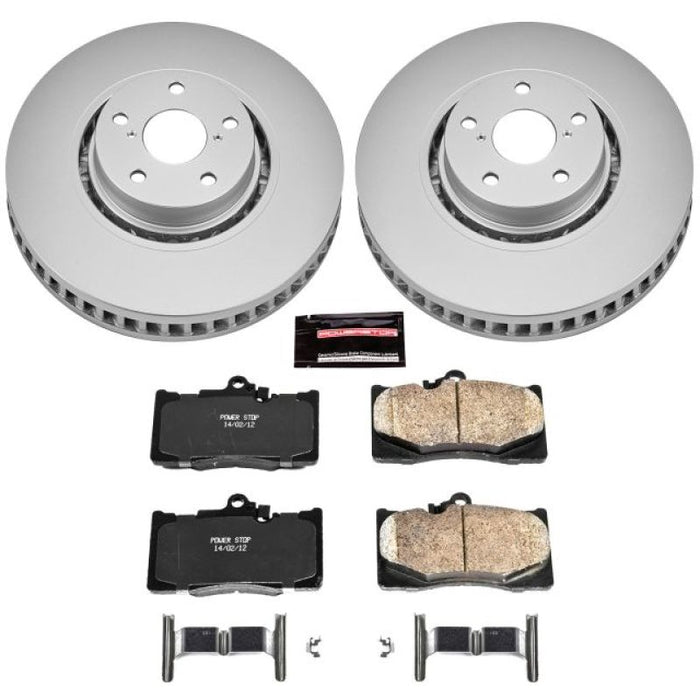 Kit de freins Power Stop 07-11 Lexus GS350 avant Z17 Evolution Geomet avec revêtement