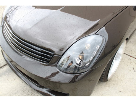 Spyder Infiniti G35 03-04 4DR Projecteur Halogène - LED Halo DRL Blk High H4 PRO-YD-IG35034D-DRL-BK