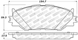 Plaquettes de frein avant StopTech Performance 06-10 Lexus IS250