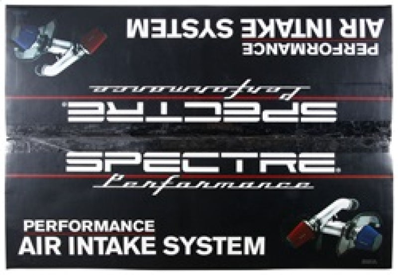 Kit d'admission d'air Spectre 10-12 Chevy Camaro V8-6.2LF/I - Anodisé transparent avec filtre rouge