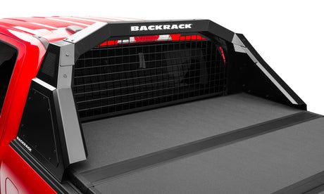 Porte-bagages en acier calibre 14 BackRack 2019-2022 Chevrolet Silverado 1500 avec kit de quincaillerie - Noir