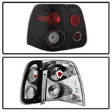 Spyder Lincoln Navigator 03-06 Euro Style Tail Lights Black ALT-YD-LN03-BK