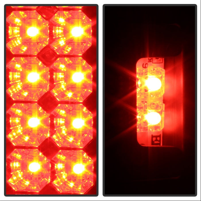 Spyder Ford F150 side 97-03/F250 Super Duty 99-07 LED Tail Lights Blk Smke ALT-YD-FF15097-LED-BSM