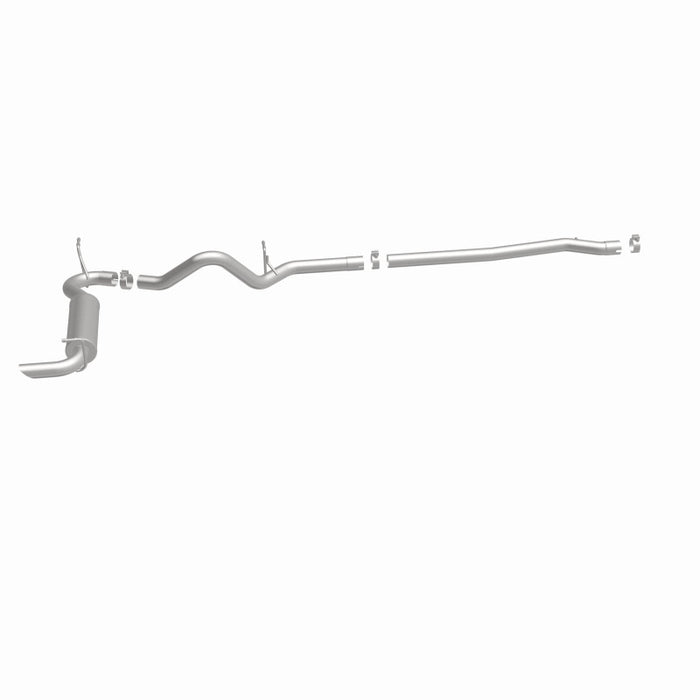 Échappement hautes performances MagnaFlow 12-14 Jeep Wrangler 4 portes avec sortie P/S arrière simple et droite en acier inoxydable C/B