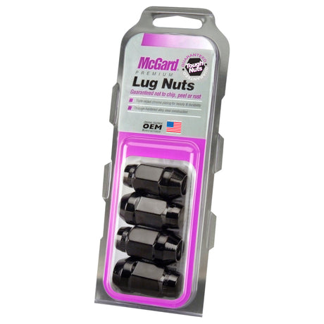 Écrou de roue hexagonal McGard (style renflement à siège conique) M14X1,5 / 22 mm hexagonal / 1,635 po de longueur (paquet de 4) - Noir
