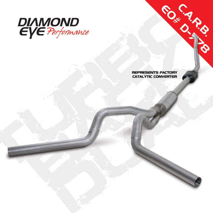 KIT Diamond Eye 4 po TB DUAL AL ​​: 94-97 FORD 7,3 L F250/F350 PWRSTROKE NFS AVEC CARBURANT ÉQUIVALENT STDS