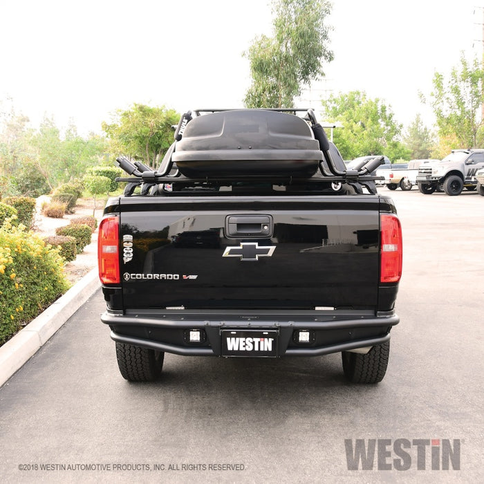 Westin 15-22 Chevrolet Colorado Outlaw Rear Bumper - Textured Black