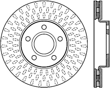 Disque de frein sport fendu StopTech
