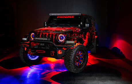 Phares projecteurs Oracle Oculus Bi-LED pour Jeep JL/Gladiator JT - ColorSHIFT 2 VOIR LA GARANTIE