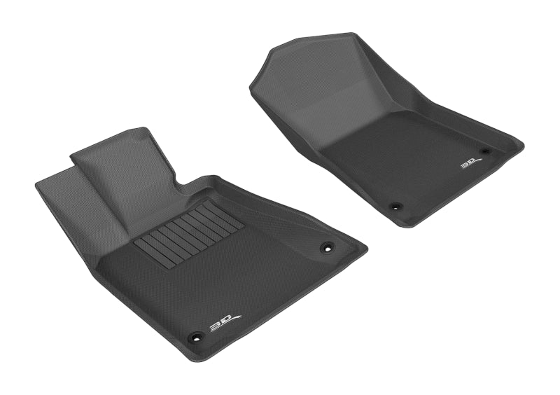 3D MAXpider 2013-2020 Lexus GS/GS Hybrid Kagu 1st Row Floormat - Black