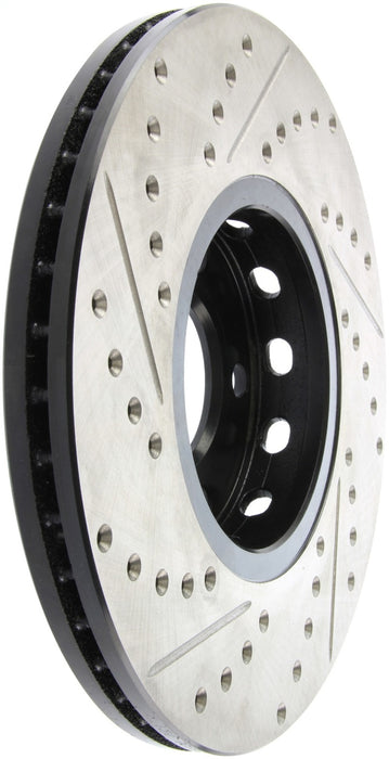 Rotor avant gauche rainuré et percé StopTech 96-7/04 Audi A4 / 95-01 A6 / 7/98-05 VW Passat