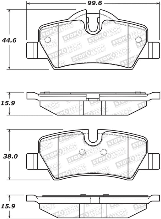 Plaquettes de frein StopTech Street - Avant