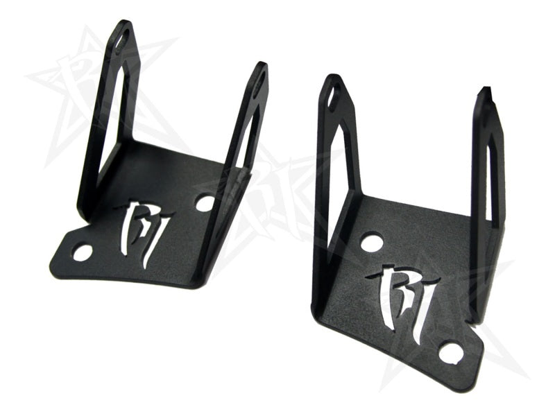 Rigid Industries Jeep JK - Kit de montage de montant A - Ensemble de supports Dually/D2