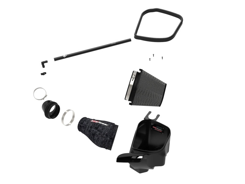Système d'admission d'air froid en fibre de carbone aFe 2021 Dodge Durango SRT Hellcat Track Series avec filtre Pro 5R