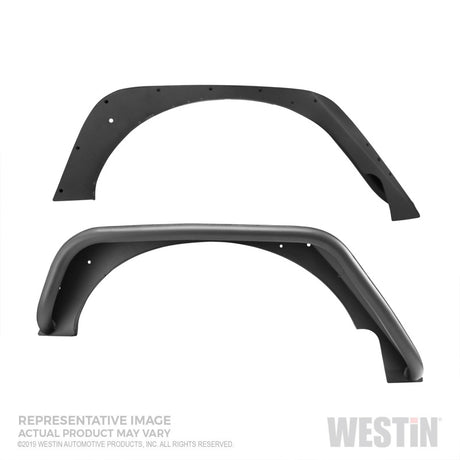 Garde-boue tubulaire Westin 2020 Jeep Gladiator - Arrière - Noir texturé