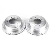 Disques de frein arrière Power Stop 98-07 Lexus LX470 Evolution percés et fendus - Paire