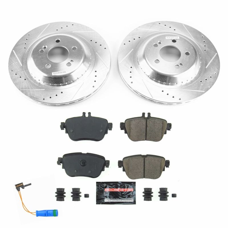 Kit de freins sport Power Stop 17-18 pour Mercedes-Benz E300 Z23 Evolution arrière