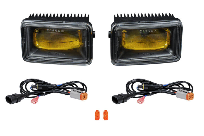 Diode Dynamics Elite Foglamp Type F2 - Yellow (Pair)