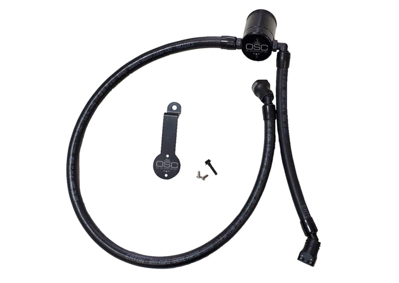 Séparateur d'huile côté conducteur J&amp;L 18-24 Jeep Wrangler JL 3.6L 3.0 - Anodisé noir
