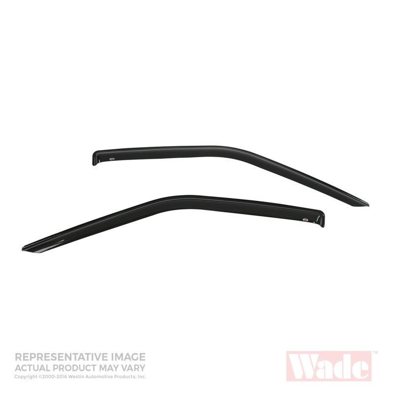 Westin 1996-2002 Toyota 4Runner Wade Slim Wind Deflector 2pc - Smoke