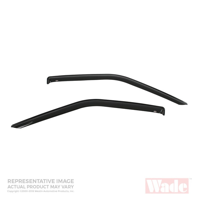 Westin 2000-2006 Toyota Tundra/Tundra Access Cab Extended Cab Wade Slim Wind Deflector 2pc - Smoke