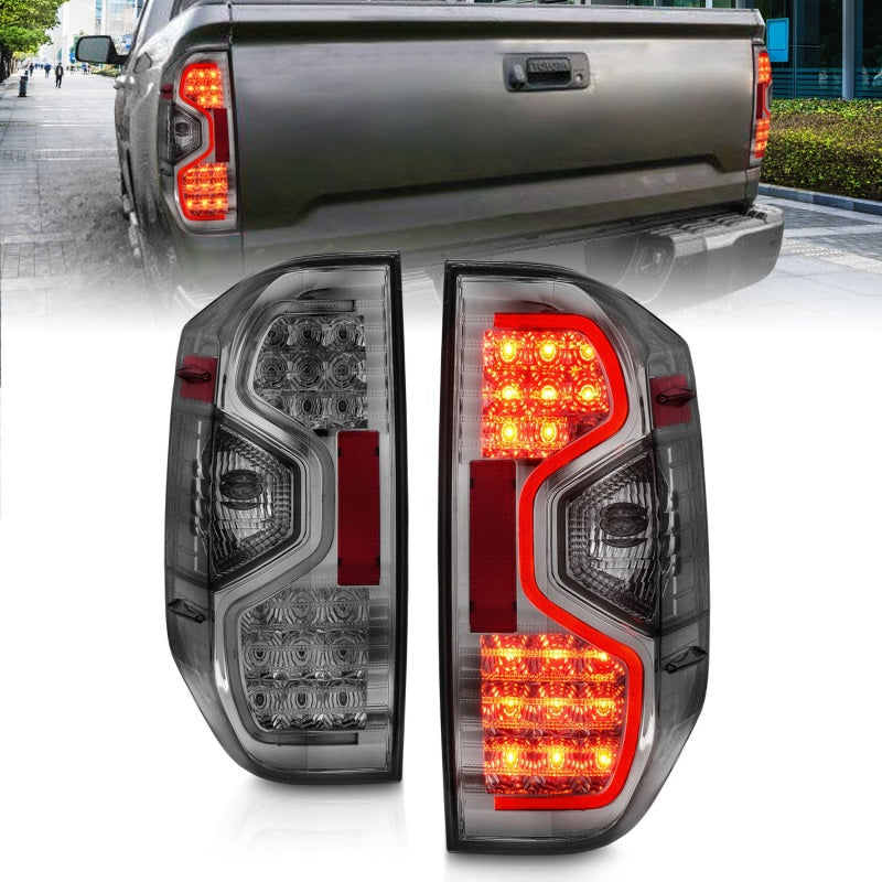 Feux arrière à LED ANZO 2014-2015 Toyota Tundra Fumés