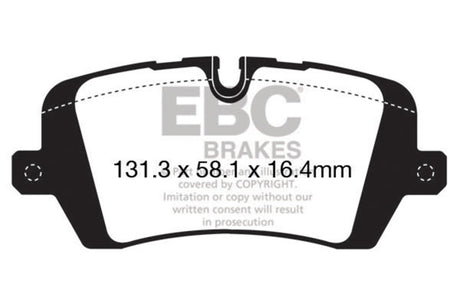 Plaquettes de frein arrière EBC 13+ Land Rover Range Rover 3.0 Supercharged Yellowstuff