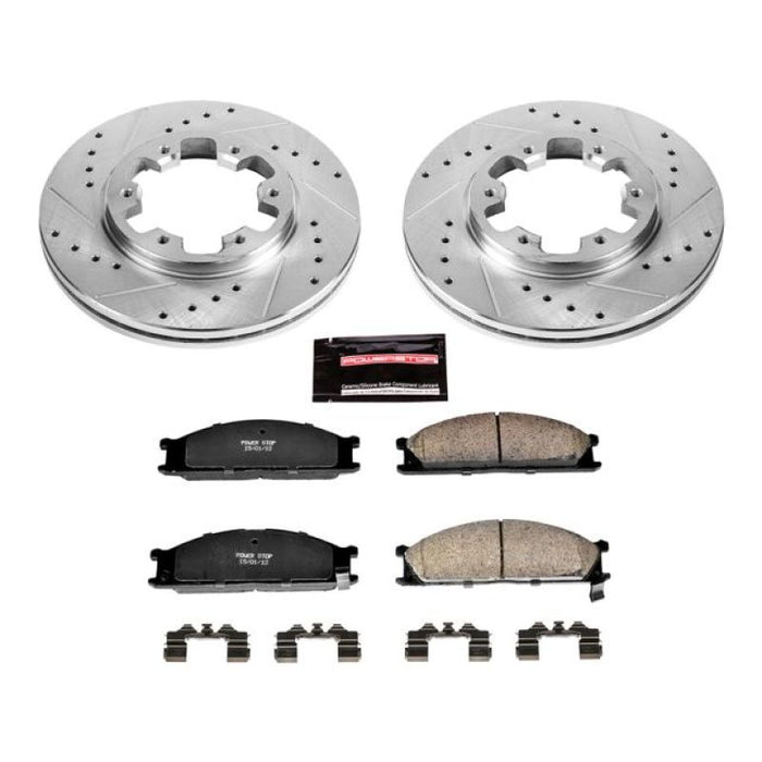 Kit de freins sport Power Stop 86-94 Nissan D21 avant Z23 Evolution