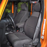 Ensemble de housses de siège Rugged Ridge noires pour Jeep Wrangler JK 4 portes 07-10