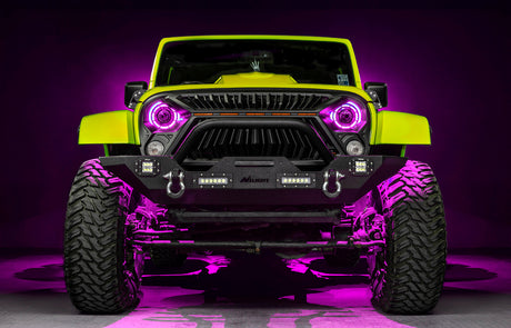 Phares de projecteur Oracle Oculus 7 pouces ColorSHIFT Bi-LED pour Jeep Wrangler JK VOIR LA GARANTIE