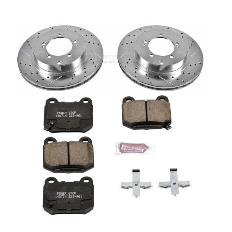 Power Stop 03-06 Mitsubishi Lancer Rear Z23 Evolution Sport Brake Kit