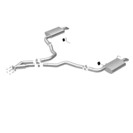Échappement Cat-Back perforé en acier inoxydable à double sortie arrière pour moteur Chevy Corvette V8 5,7 L MagnaFlow 75-79