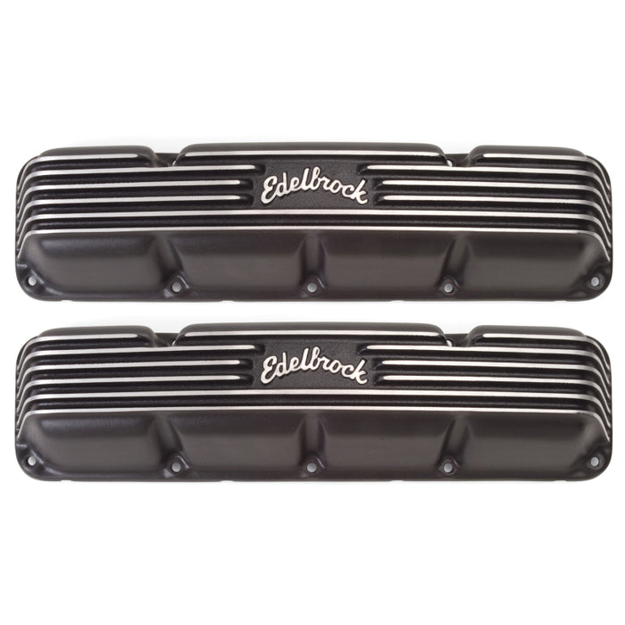 Cache-culbuteurs Edelbrock Classic Series AMC/Jeep 1967-91 290-401 CI V8 Noir