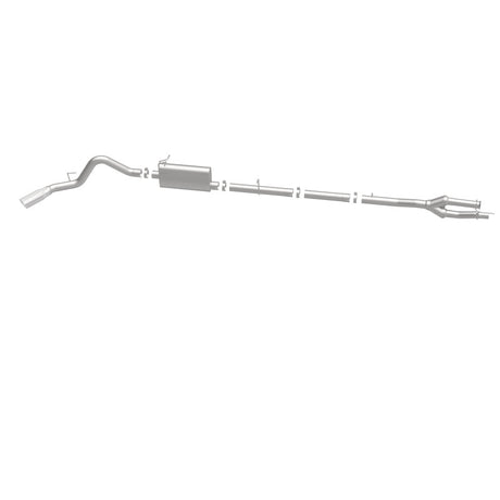 Système MagnaFlow C/B 11-15 Ford Super Duty F250 6,2 L EC CC, SS 3,5 po simple côté passager arrière Ext 5 po Tip