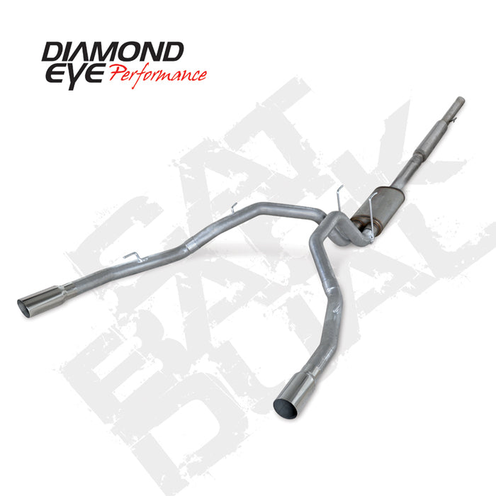 KIT Diamond Eye 3 pouces CB DUAL SS : DODGE 1500 2009-12 HEMI