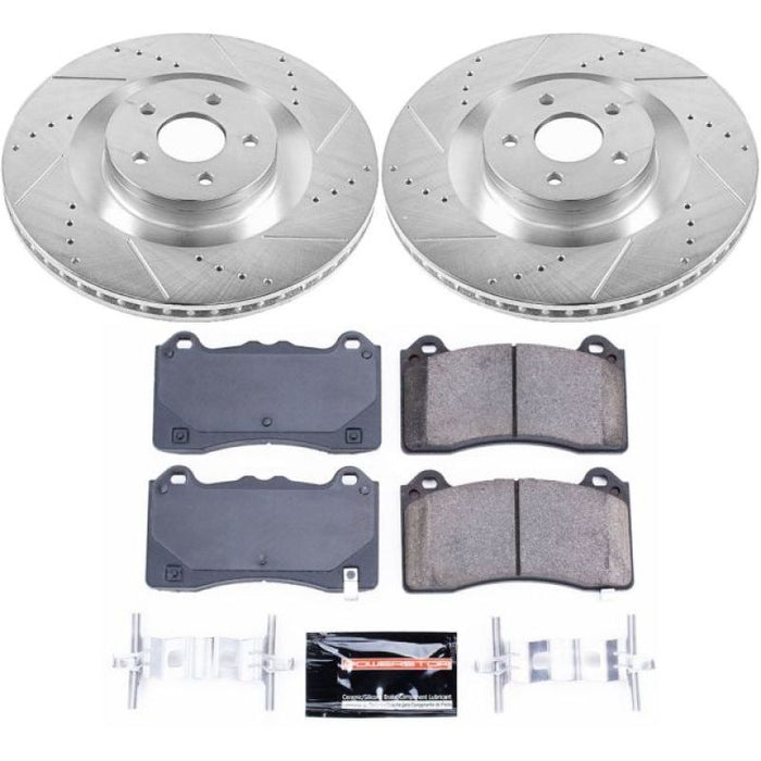 Power Stop 16-18 Ford Focus Front Z23 Evolution Sport Brake Kit