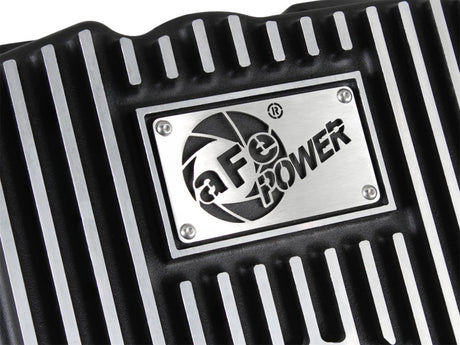 Carter de transmission aFe (noir avec ailettes usinées) Camions GM 99-16 (4L60-E/4L60E/4L65E/4L70E/4L75E)