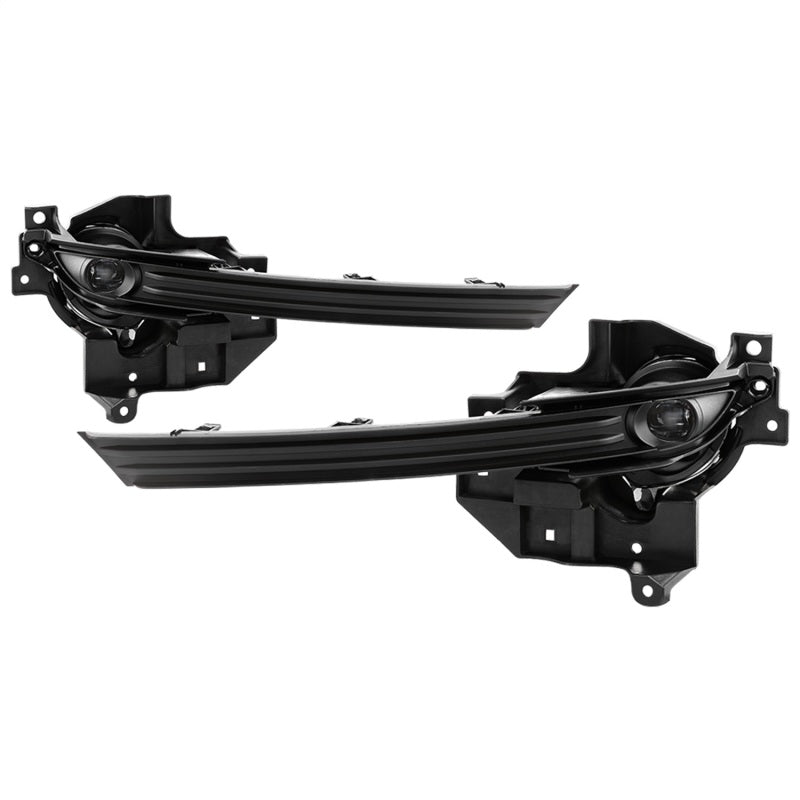 Feu antibrouillard à LED de style OEM Spyder 17-18 avec interrupteur pour Mazda CX-5 - Transparent (FL-MCX52017-LED-C)