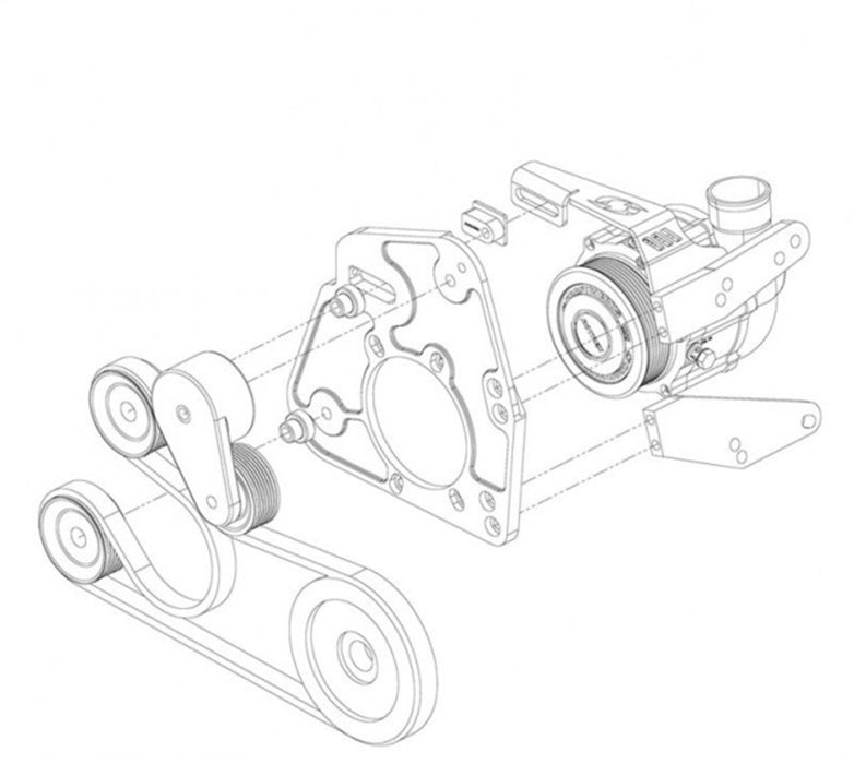 Kit de compresseur de course KraftWerks Acura/Honda série B (C30-94)