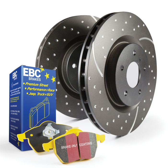 Kits EBC S5 Plaquettes Yellowstuff et rotors GD