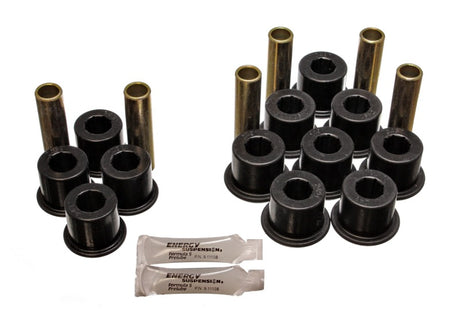 Ensemble de bagues de ressort à lames arrière noires Energy Suspension 97-04 Dodge Dakota 2WD / 87-04 4WD