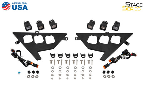 Kit de phares avant Polaris RZR C1 Pro 20-Present de Diode Dynamics - Blanc ABL (paire)