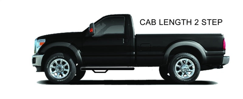 N-Fab Nerf Step 15-18 Ford F-150 Cabine standard 6,5 pi SRW - Tex. Noir - Longueur de la cabine - 3 po