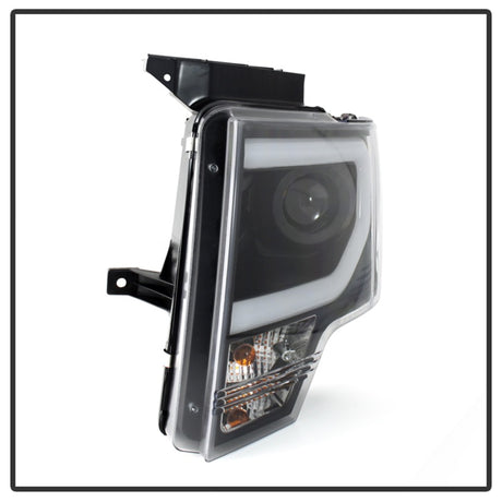 Projecteur Spyder Ford F150 13-14 Fctry Xenon Model-Light Bar DRL Blk PRO-YD-FF15013-LBDRL-HID-BK