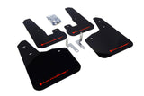Bavette garde-boue Rally Armor 10-14 Subaru Legacy noire UR avec logo rouge
