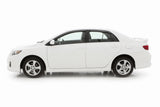 Déflecteurs de vitres avant et arrière AVS 09-13 Toyota Corolla Ventvisor 4 pièces - Fumé