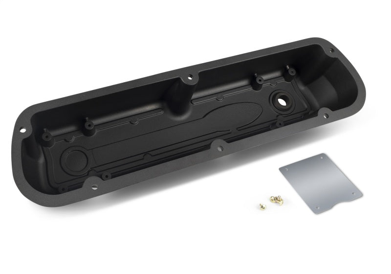 Couvre-culasses noirs moulés sous pression avec logo Ford Racing