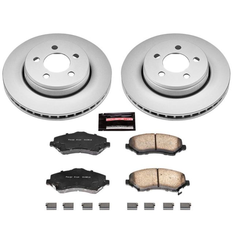 Kit de freins Power Stop 07-11 Dodge Nitro avant Z17 Evolution Geomet avec revêtement